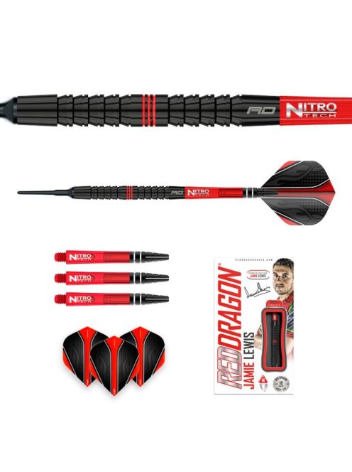 Dart szett Red Dragon Jamie Lewis Soft 20g