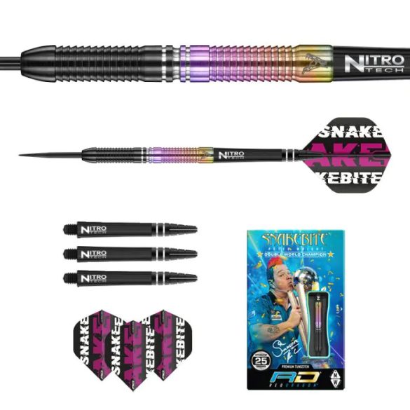 Dart szett Red Dragon steel Peter Wright 25g World Champion 2020, 90% wolfram