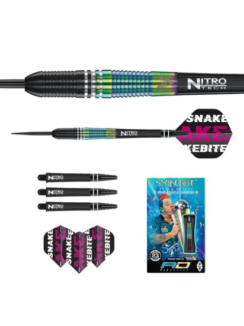 Peter Wright Snakebite World Champion Torpedo SE: 23gramm 90% steel darts