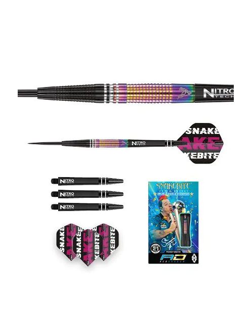 Red Dragon Peter Wright Snakebite World Champion Tapered SE 21gram 90% steel darts