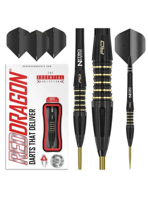 Red Dragon Clarion Black 26gram 90% steel darts