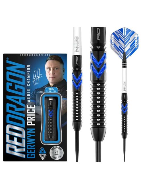 Red Dragon Gerwyn Price Blue Ice SE 22gram 90% steel darts