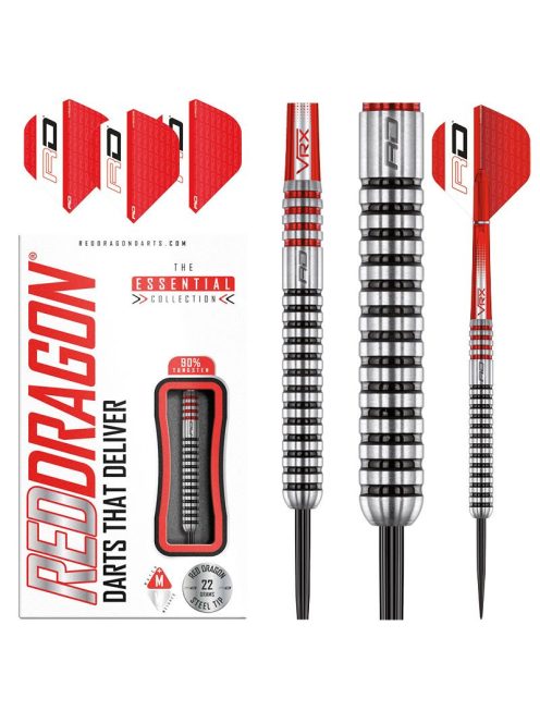 Red Dragon GT3'S 22gram 90% steel darts