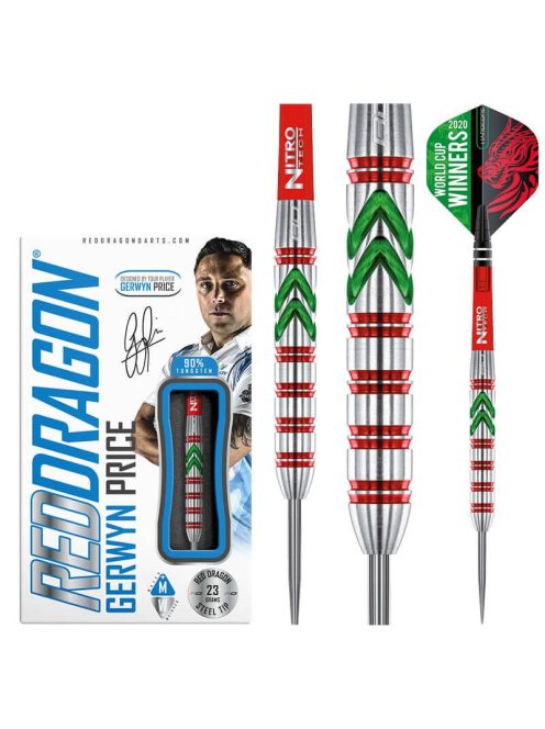 Dart szett Red Dragon steel Gerwyn Price SE 90% wolfram, 23g