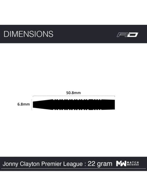 Red Dragon Jonny Clayton Premier League 22gr 90% wolfram