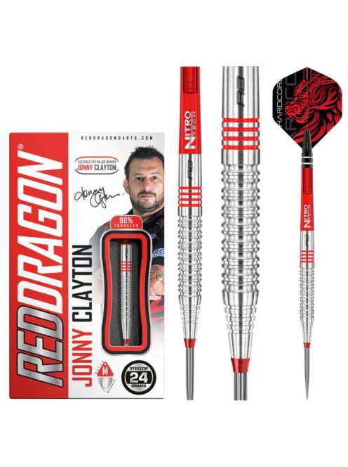 Dart szett Red Dragon Jonny Clayton 24g (Utolsó darabok)