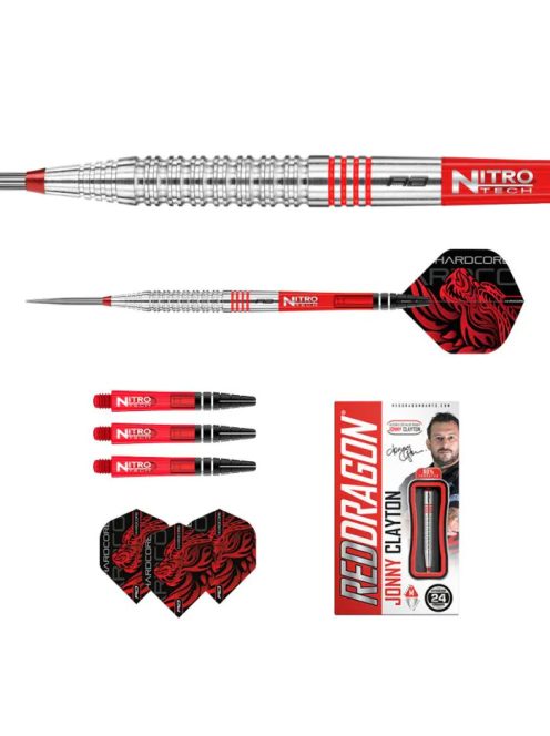 Dart szett Red Dragon Jonny Clayton 24g (Utolsó darabok)