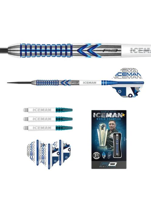 Dart szett Red Dragon steel Gerwyn Price Iceman Contour, 21g, 90% wofram