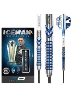   Dart set Red Dragon steel Gerwyn Price Iceman Contour, 25g, 90% wofram