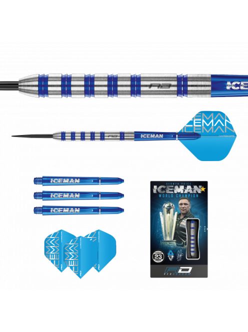 Dart szett Red Dragon steel Gerwyn Price Iceman Challenger, 23g, 85% wolfram