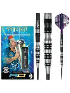 Dart szett Red Dragon steel Peter Wright Snakebite Black Racer, 22g, 90% wolfram