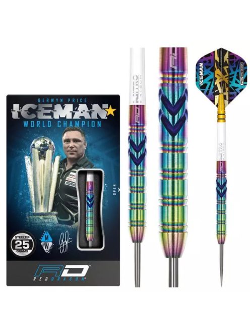 DART SZETT STEEL RED DRAGON GERWYN PRICE IONIC 25G 90% 