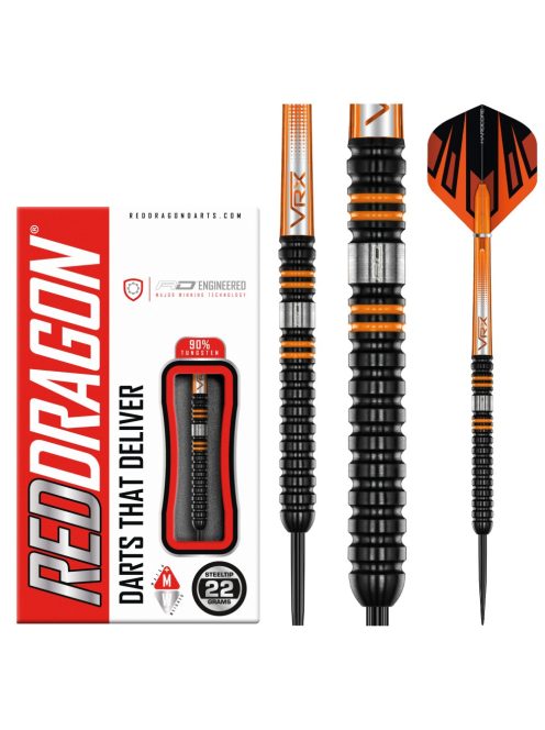 DART SZETT STEEL RED DRAGON AMBERJACK PRO 1, 22G 90%