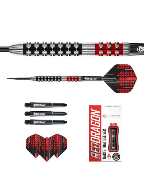 DART SZETT STEEL RED DRAGON CROSSFIRE 24G 90%