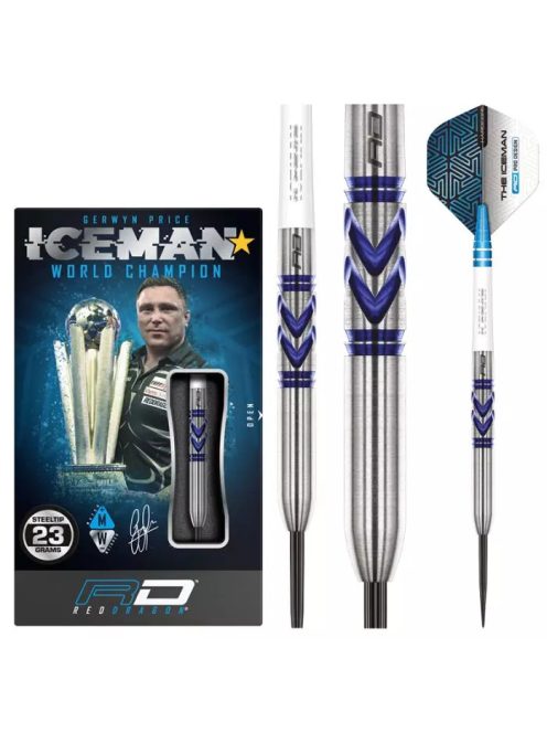 DART SZETT STEEL RED DRAGON GERWYN PRICE AVALANCHE-PRO, 23G 90%