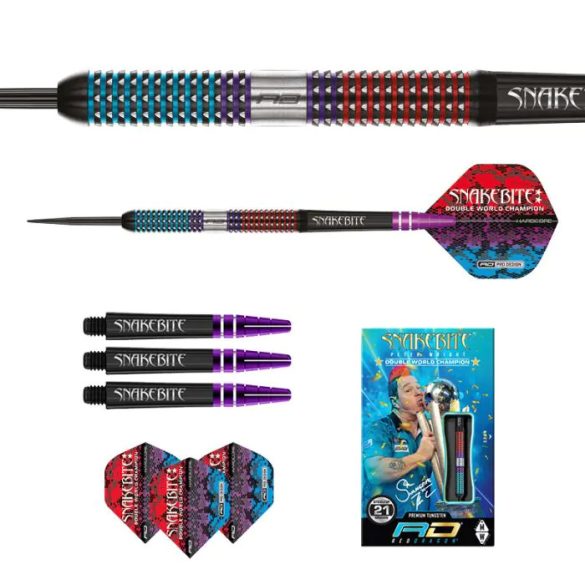 DART SZETT STEEL RED DRAGON PETER WRIGHT SPIRIT, 21G 90%