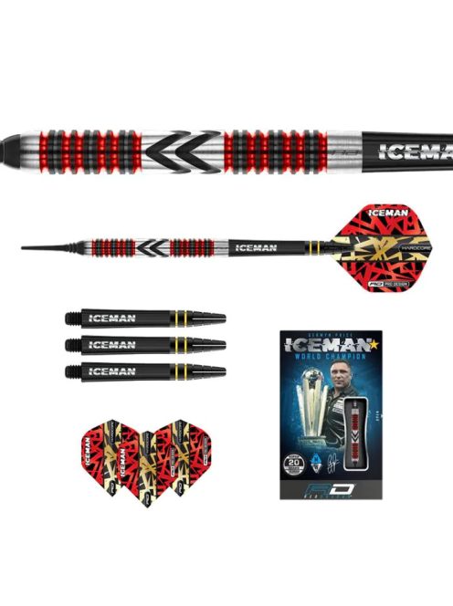 DART SZETT SOFT RED DRAGON GERWYN PRICE FIREBIRD, 20G 90% WOLFRAM