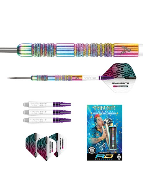 DART SZETT STEEL RED DRAGON PETER WRIGHT DIAMOND FUSION SPECTRON SE 21G 90% WOLFRAM