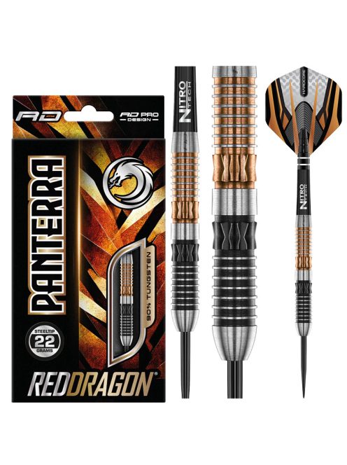 DART SZETT STEEL RED DRAGON PANTERRA 22G 90% WOLFRAM