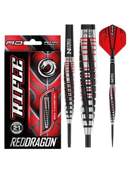 DART SZETT STEEL RED DRAGON RIFLE 21G 90% WOLFRAM