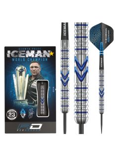   DART SZETT STEEL RED DRAGON GERWYN PRICE ICEMAN MIDNIGHT EDITION 23G 90% WOLFRAM