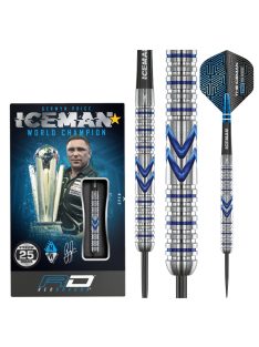   DART SZETT STEEL RED DRAGON GERWYN PRICE ICEMAN MIDNIGHT EDITION 25G 90% WOLFRAM