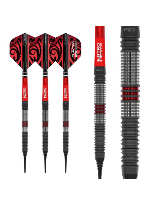 Dart szett steel Red Dragon Jonny Clayton Hiraeth 20g, 90%