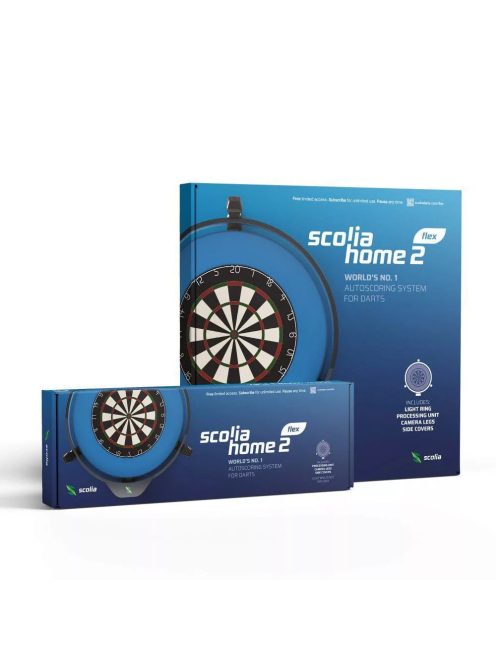 Darts pontszámláló Kamera rendszer - Scolia Home 2 FLEX világítással