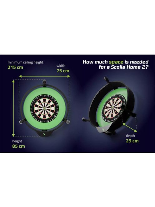 Darts pontszámláló Kamera rendszer - Scolia Home 2 FLEX világítás nélkül