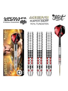   DARTS SZETT STEEL SHOT MICHAEL SMITH ACHIEVE 22G, 90% WOLFRAM