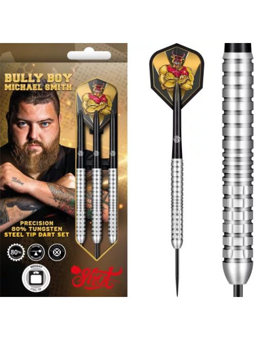 DARTS SZETT STEEL SHOT MICHAEL SMITH PRECISION 23G, 80% WOLFRAM