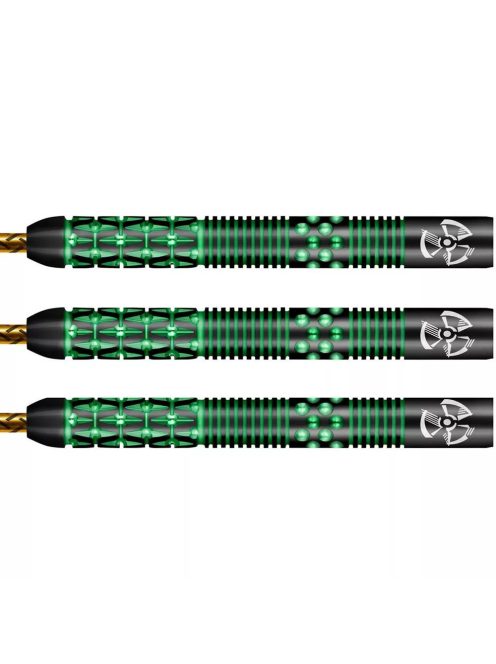 Darts szett steel, Shot Stowe Buntz V2 Black 23g, 90%