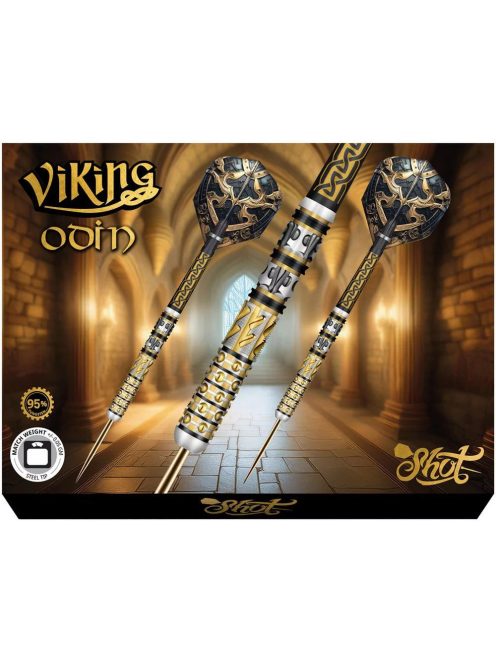 Darts szett Shot steel, Viking Odin 24g, 95%