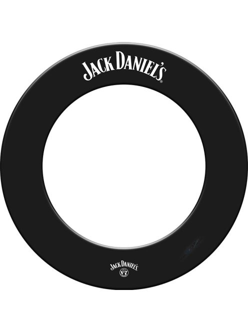 Jack Daniels falvédő dart tábla köré, fekete JD logóval