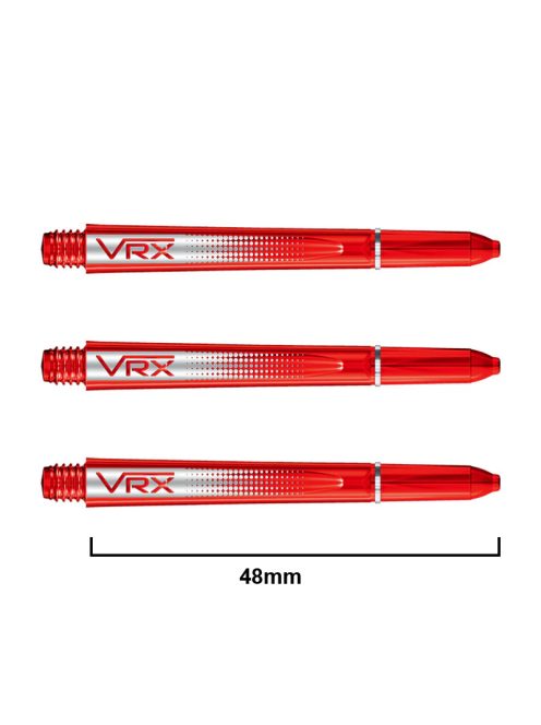 Dart szár Red Dragon VRX műanyag piros, hosszú, 48mm