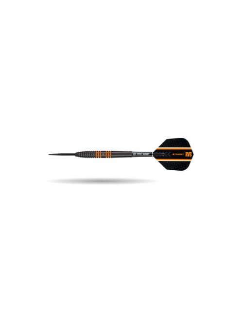 Darts szett Target, steel 24g Raymond van Barneveld, 80%, RVB, fekete