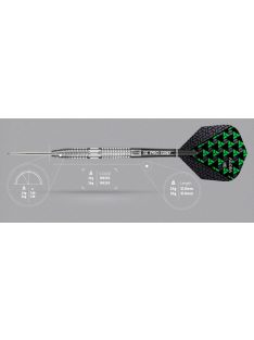 Darts szett TARGET steel, 26g, Agora A02, 90% wolfram