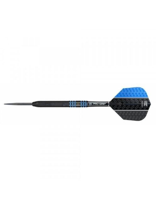 Darts szett TARGET steel, 22g, Vapor8 black, kék, 80%