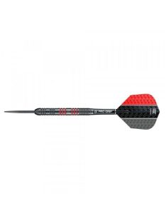 Darts Set TARGET steel, 23g, Vapor8 black, red, 80%