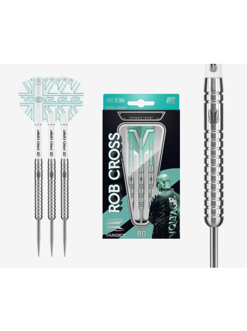 Darts szett TARGET steel 90% wolfram, Rob Cross 21g