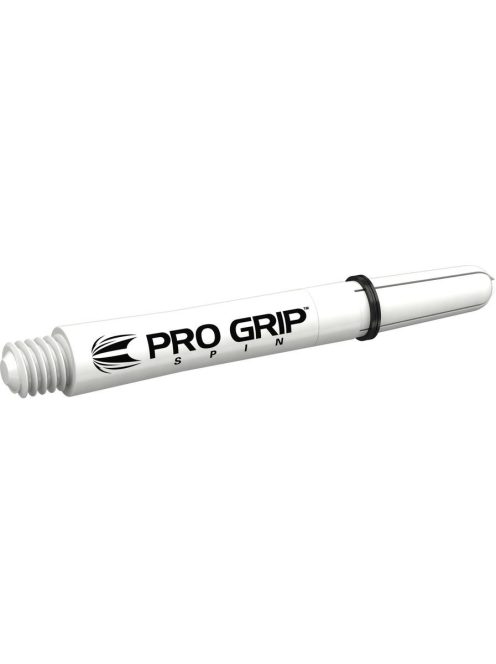 DART SZÁR TARGET PRO GRIP SPIN MŰANYAG FORGÓ, FEHÉR, HOSSZÚ