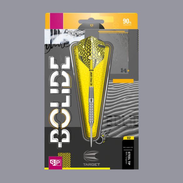 Darts szett TARGET steel Bolide 02, 25g, swiss, 90% wolfram