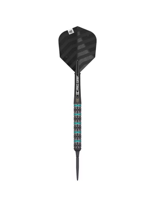 Dart szett steel TARGET Rob Cross, Voltage black edition, Swiss point 23g, 90%