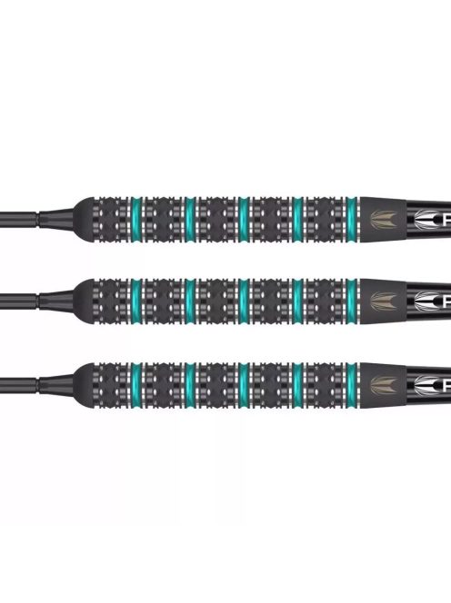 Dart szett steel TARGET Rob Cross, Voltage black edition, Swiss point 23g, 90%