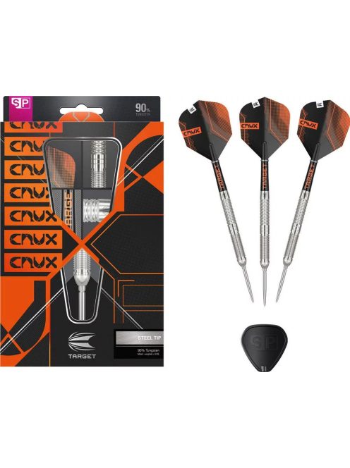 Darts szett TARGET steel SP, Crux 01, 23g 90% wolfram