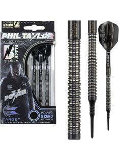   Dart szett TARGET soft 19g POWER 8ZERO BLACK TITANIUM - Phil Taylor