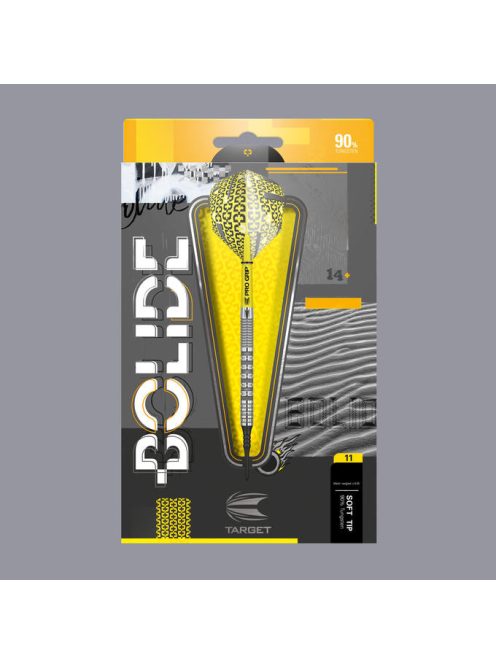 Darts szett TARGET soft Bolide 11, 18g, 90% wolfram