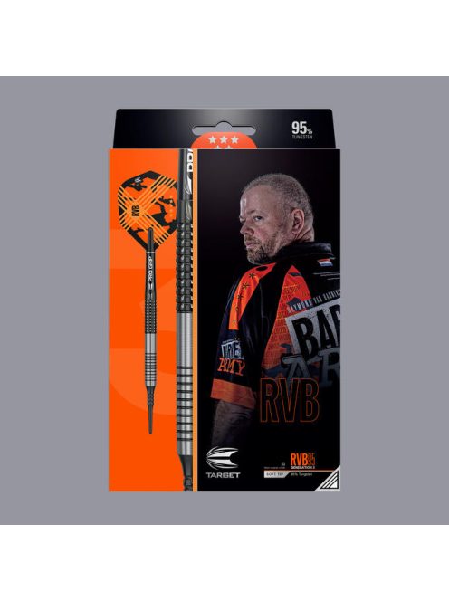 Darts szett Target, soft, G3 RVB Raymond van Barneveld, 95% wolfram, 18g 2020