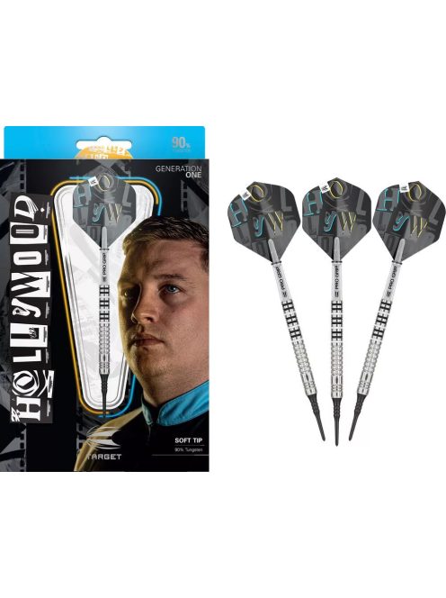 Darts szett TARGET soft, Chris Dobey G1, 19g 90% wolfram