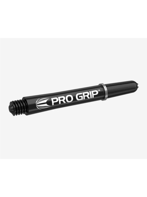 DART SZÁR TARGET PRO GRIP MŰANYAG, FEKETE, RÖVID, 9DB-OS CSOMAG